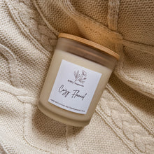 Load image into Gallery viewer, frosted candle | cozy flannel